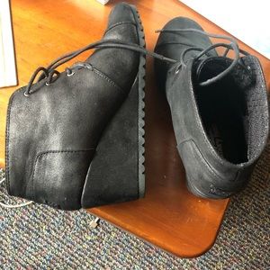 Bobs Memory Foam Wedge Booties